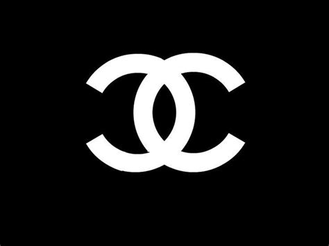 chanel logo on black|Chanel cc logo.